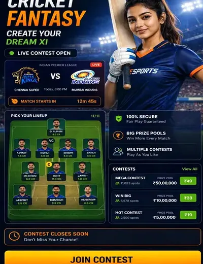Dhankesari (dhankesari) fantasy cricket & matchday visual 3